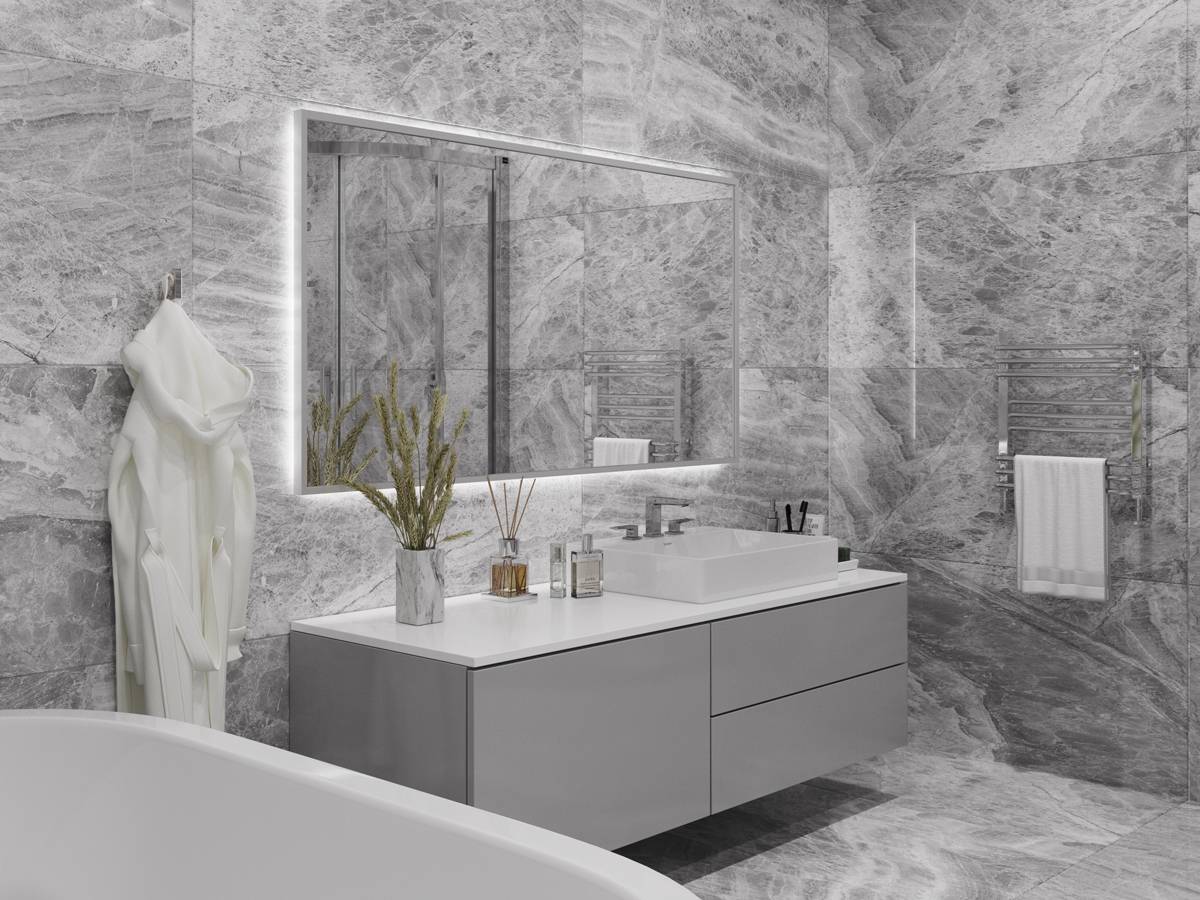 Staro Palacio Imperador Grey Керамогранит Staro Palacio Imperador Grey 60x120 полированный серый с прожилками